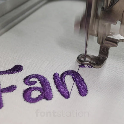 Fantasy Embroidery Font