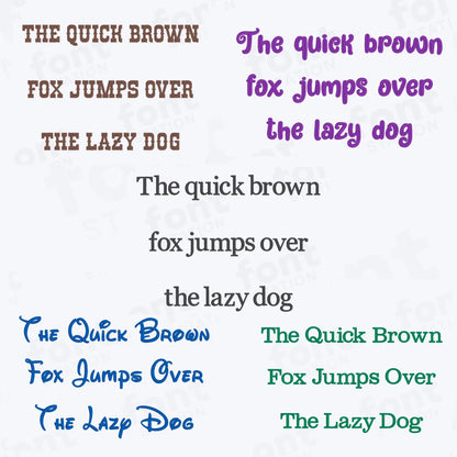 Retro Embroidery Fonts Bundle