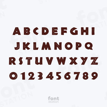 Hakuna Matata Embroidery Font