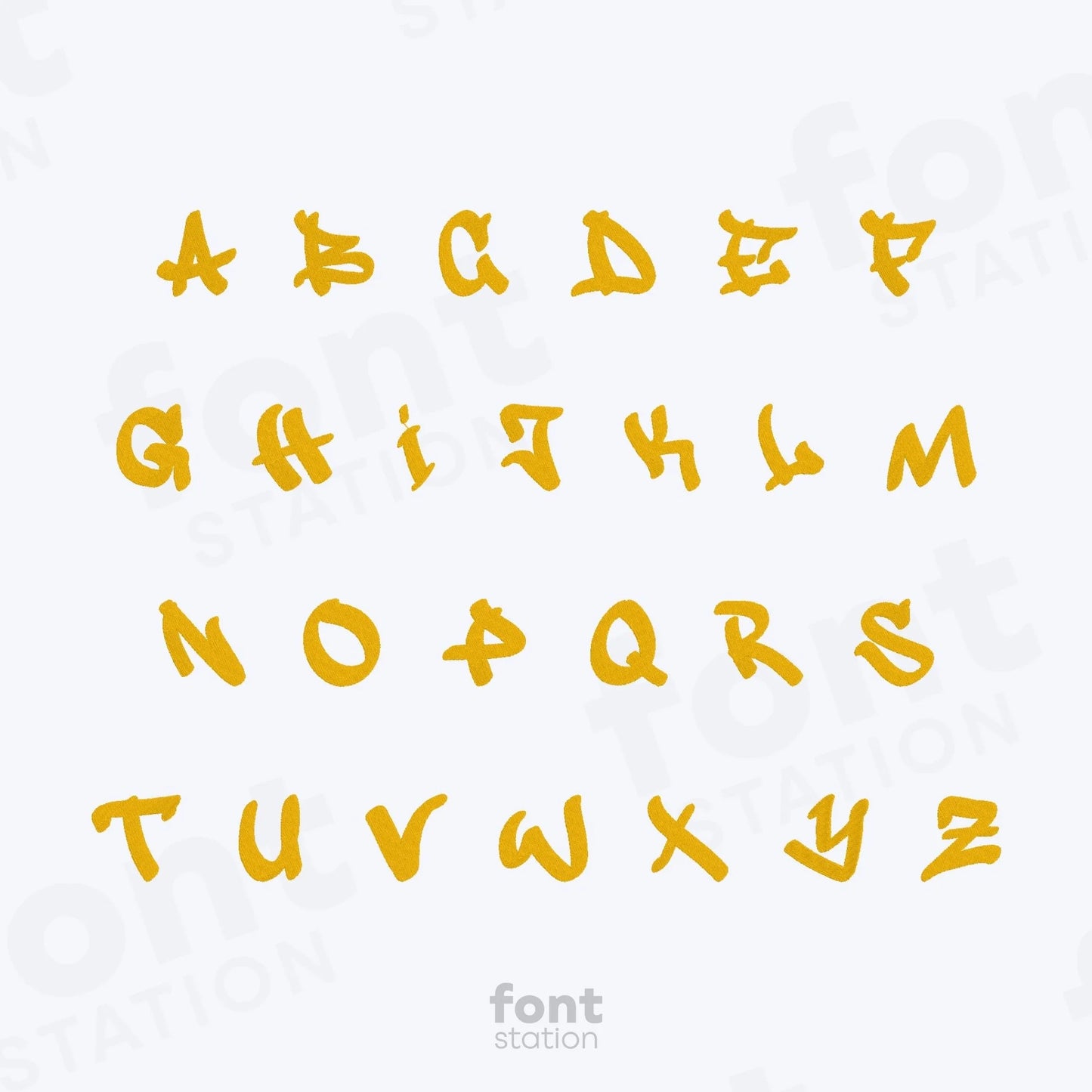 Urban Embroidery Font