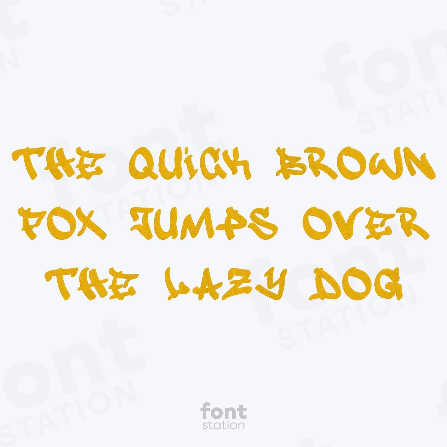 Urban Embroidery Font