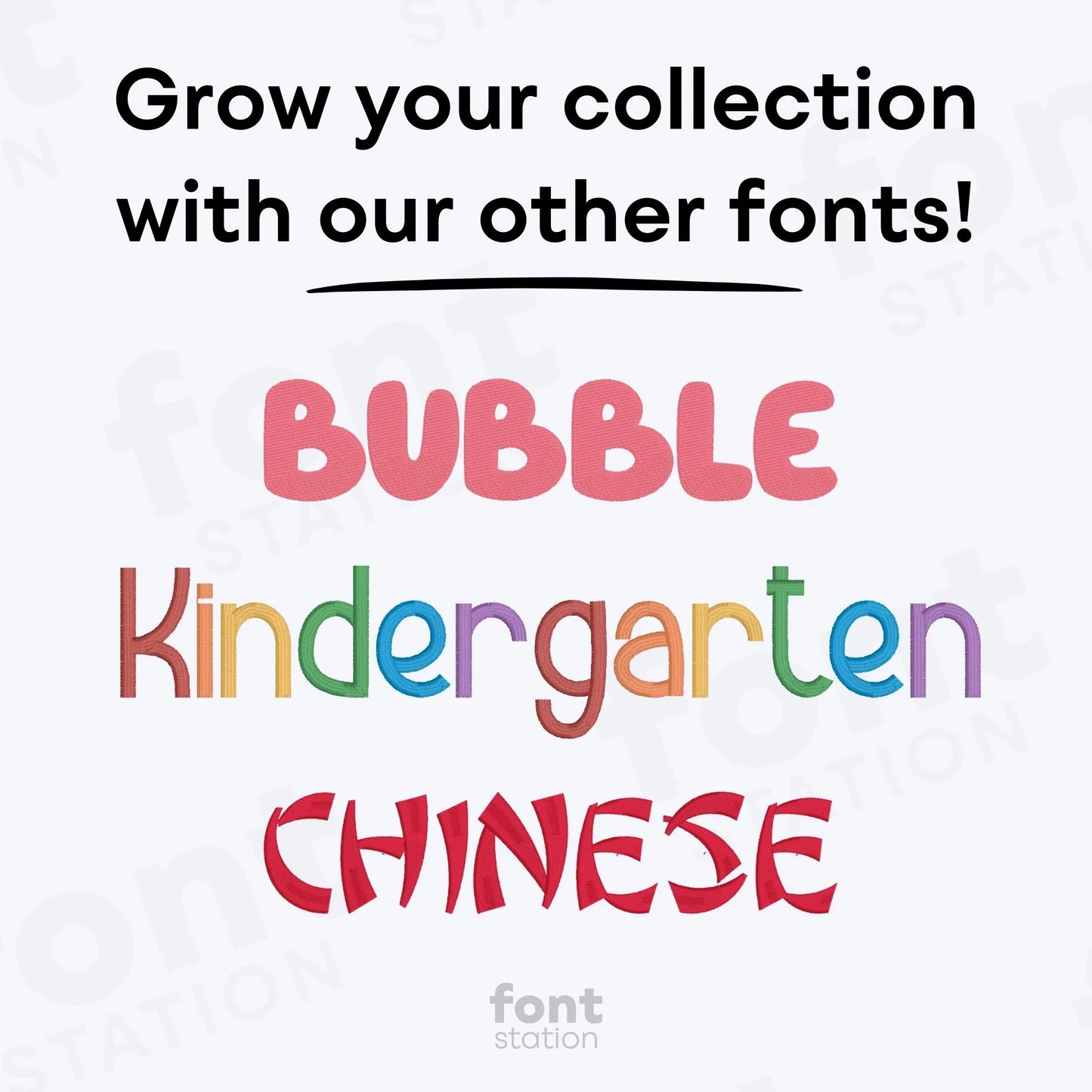 Urban Embroidery Font