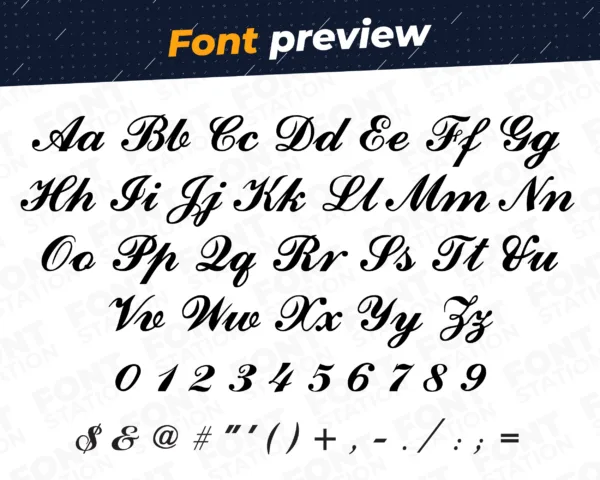 Ford Font - Instant Download