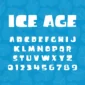 Image showing all characters available in the Ice Age Mammoth Sid Animated Movie font created by FontStation.