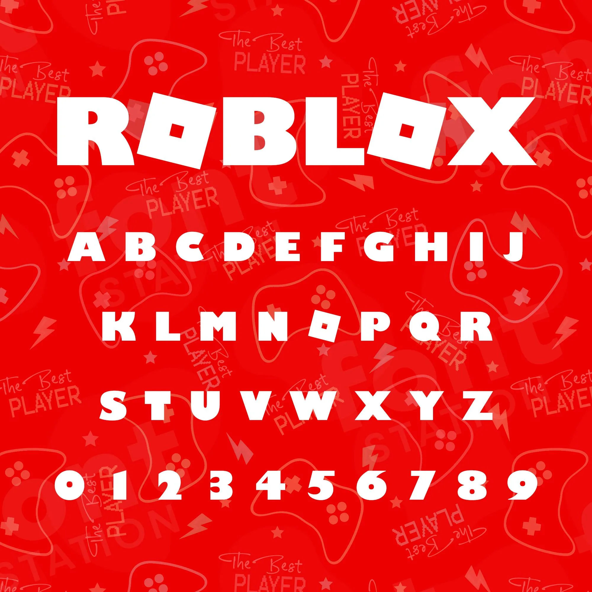 Roblox Font Instant Download   1 Roblox Font Game Font Main Jpg.webp