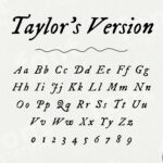 Taylor’s Version Font